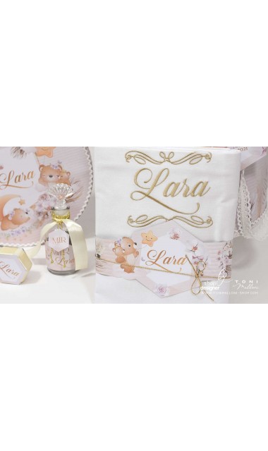 Trusou botez cu iarba pampass ursuleti si stele Pampas Bear 18